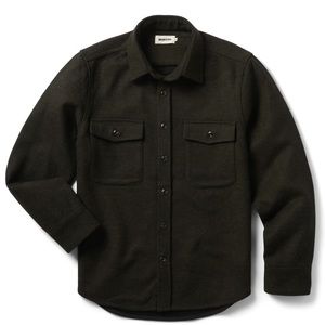 Taylor Stitch Maritime Shirt Jacket in Evergreen Twill Size M (40) NWOT